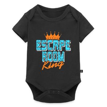 Salle d’évasion King - Body à manches courtes Premium Bébé - noir - Devant