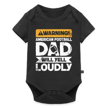 Warning Screaming - American Soccer Father - Baby Premium short-sleeve bodysuit - black - Front