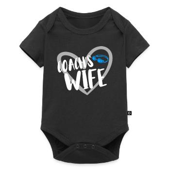 Schwimmer Schwimmen Spruch - Baby Premium Kurzarmbody - Schwarz - Vorne