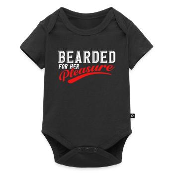 Beards Saying Funny Beard Gift Beard - Baby Premium short-sleeve bodysuit - black - Front