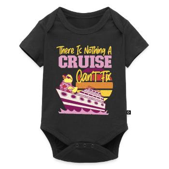 Cruise Ship Vacation There Is - Baby Premium short-sleeve bodysuit - black - Front