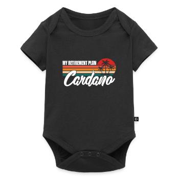 Pension de retraite Cardano Pension pensionné Cadeau - Body à manches courtes Premium Bébé - noir - Devant