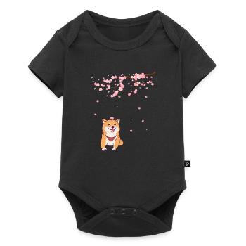 Shiba Inu - Baby Premium short-sleeve bodysuit - black - Front