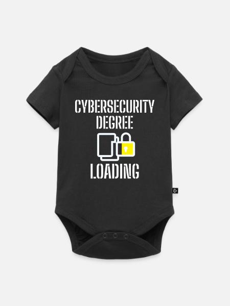 Cybersecurity - IT-Sicherheit Informatiker - Baby Premium Kurzarmbody - Schwarz
