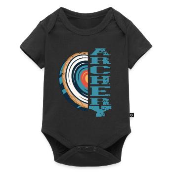 ARCHERY Retro Vintage Cool Archery Designs T-Shirt - Baby Premium short-sleeve bodysuit - black - Front
