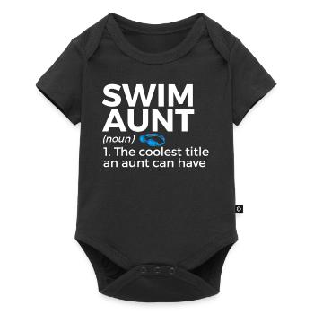 Nageur Nageant Dicton - Body à manches courtes Premium Bébé - noir - Devant