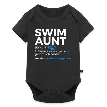 Nageur Nageant Dicton - Body à manches courtes Premium Bébé - noir - Devant