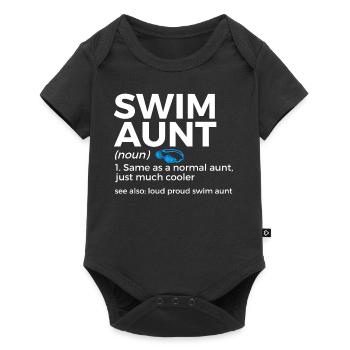 Nageur Nageant Dicton - Body à manches courtes Premium Bébé - noir - Devant