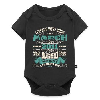 March 2011 | birthday gift - Body à manches courtes Premium Bébé - noir - Devant