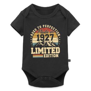 Perfekt gealtert aus dem Jahr 1927 - Baby Premium Kurzarmbody - Schwarz - Vorne