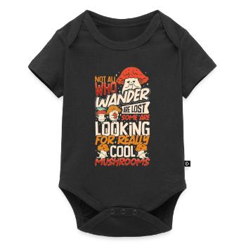 Morels Mushroom Picker Mushroom Farmer Mushroom - Baby Premium short-sleeve bodysuit - black - Front