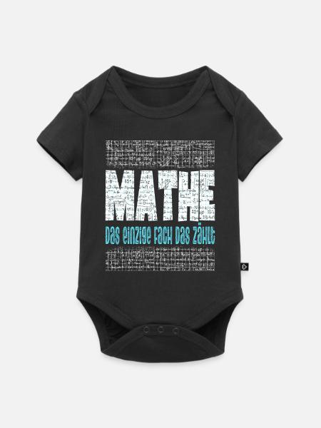 Mathe Mathematiklehrer Mathematikstudent - Baby Premium Kurzarmbody - Schwarz