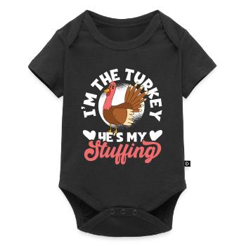 Stuff Valentine's Day Couple - Baby Premium short-sleeve bodysuit - black - Front