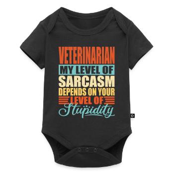 Veterinarian Veterinarian Gift - Baby Premium short-sleeve bodysuit - black - Front