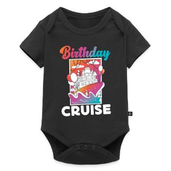 Cruise Ship Vacation Birthday - Baby Premium short-sleeve bodysuit - black - Front