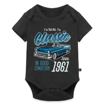 I'm Not Old I'm Classic Car Vintage Born In 1961 - Baby Premium short-sleeve bodysuit - black - Front