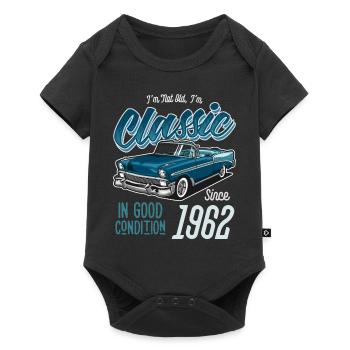 I'm Not Old I'm Classic Car Vintage Born In 1962 - Baby Premium short-sleeve bodysuit - black - Front