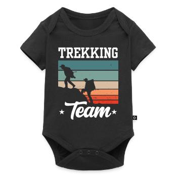 Trekking Team Wanderer Hike Randonnée - Body à manches courtes Premium Bébé - noir - Devant
