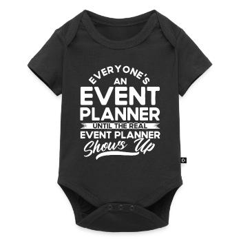Event Planner Wedding Planner Event Manager - Baby Premium short-sleeve bodysuit - black - Front