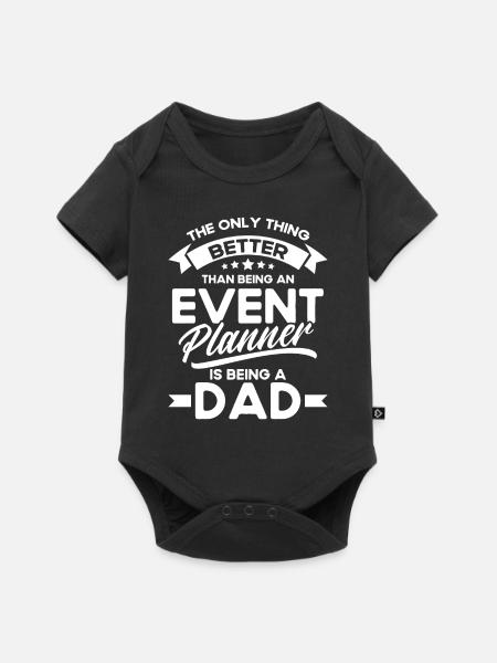 Eventplaner Hochzeitsplaner Event Manager - Baby Premium Kurzarmbody - Schwarz