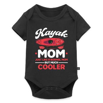 Kayak Kayaker Canoe Outdoor Water Kayaking - Baby Premium short-sleeve bodysuit - black - Front