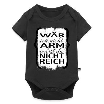 fahrrad feuerwerker witzig böller geschenk spruch - Baby Premium Kurzarmbody - Schwarz - Vorne