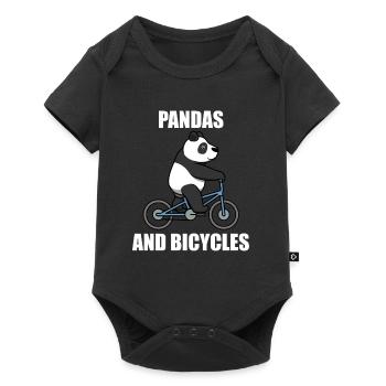 Eucalyptus Panda Bear Wildlife Ironic Saying - Baby Premium short-sleeve bodysuit - black - Front