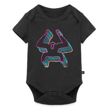Gibbon - Baby Premium short-sleeve bodysuit - black - Front