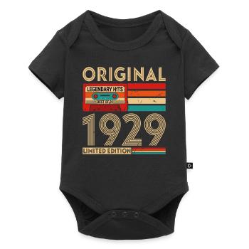 Original legendary hits Best of 1929 - Baby Premium short-sleeve bodysuit - black - Front