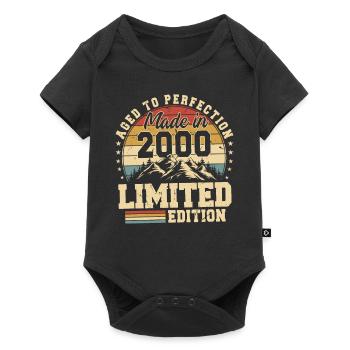 Aged to perfection Made in 2000 - Baby Premium short-sleeve bodysuit - black - Front