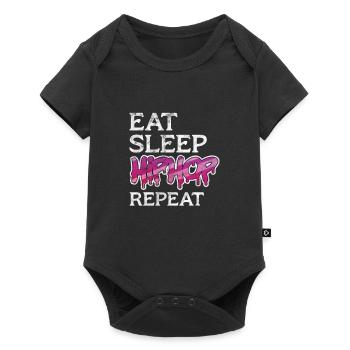 Hip-hop - Body à manches courtes Premium Bébé - noir - Devant