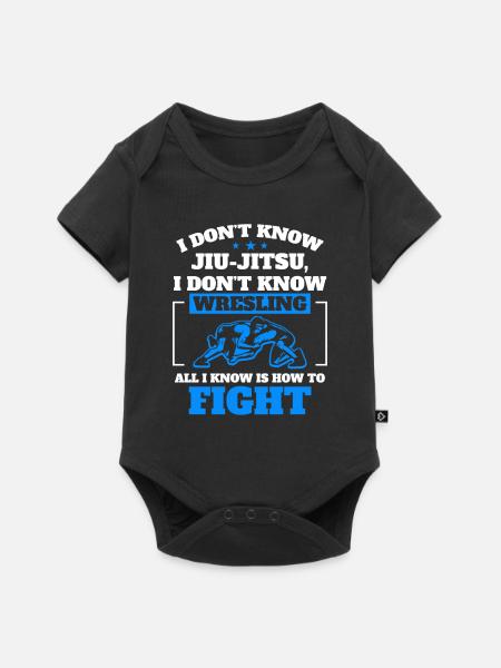 Wrestling Wrestle Combat - Baby Premium Kurzarmbody - Schwarz