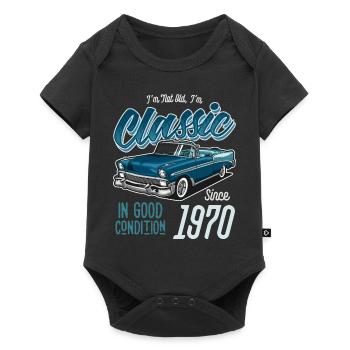 I'm Not Old I'm Classic Car Vintage Born In 1970 - Baby Premium short-sleeve bodysuit - black - Front