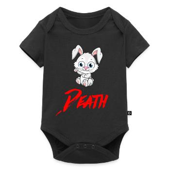 DEATH BUNNY Halloween Apocalypse Horreur Monstre - Body à manches courtes Premium Bébé - noir - Devant