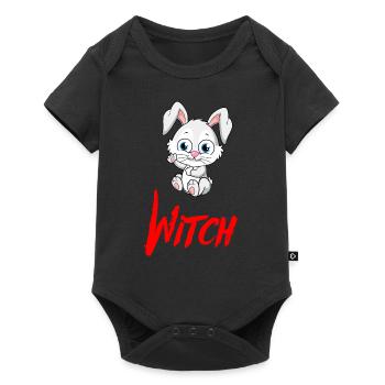WITCH HASE Halloween Apocalypse Horror Monster - Body à manches courtes Premium Bébé - noir - Devant