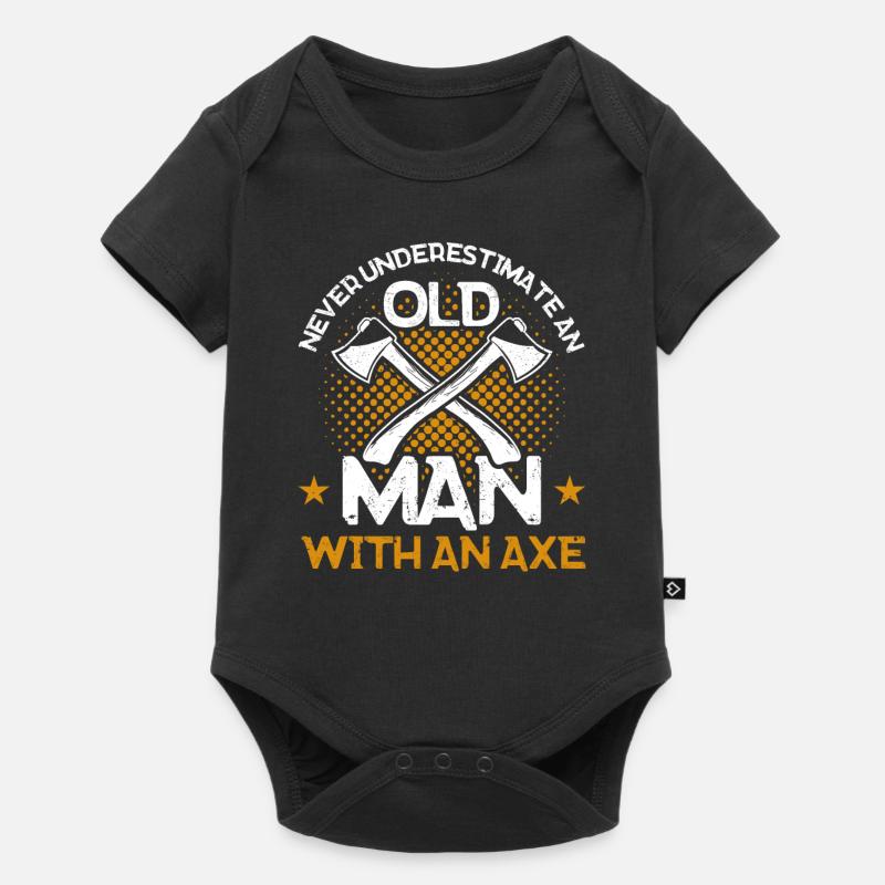 Axe Thrower Axe Throw Axe Gift - Baby Premium short-sleeve bodysuit - black