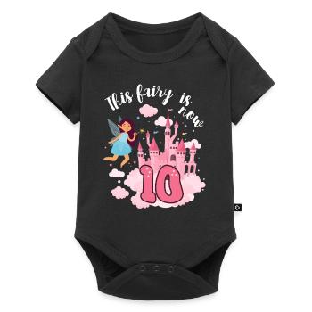 This fairy is now 10 Magic Castle 10. - Baby Premium short-sleeve bodysuit - black - Front