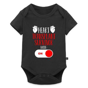 Open-heart surgery - Baby Premium short-sleeve bodysuit - black - Front