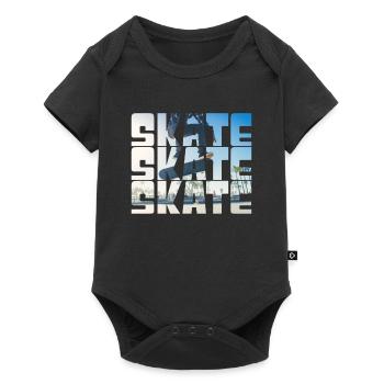 Skateboarding - Baby Premium short-sleeve bodysuit - black - Front