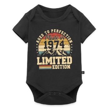 Aged to perfection Made in 1974 - Baby Premium short-sleeve bodysuit - black - Front