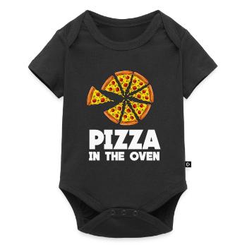 Pizza - Body à manches courtes Premium Bébé - noir - Devant
