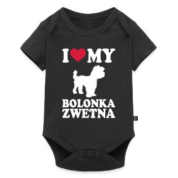 Bolonka Zwetna Chiens cadeaux - Body à manches courtes Premium Bébé - noir - Devant