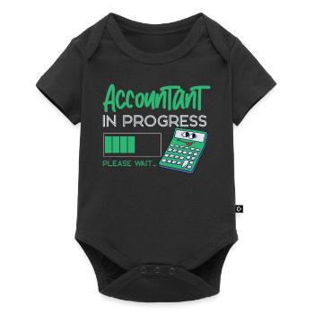 Accountant Bookkeeper Accounting - Baby Premium short-sleeve bodysuit - black - Front