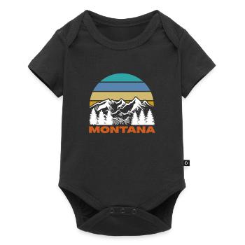 Montana - Body à manches courtes Premium Bébé - noir - Devant