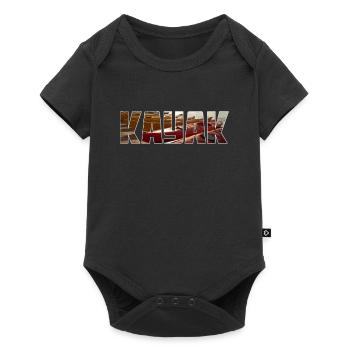 kayak - Baby Premium Kurzarmbody - Schwarz - Vorne