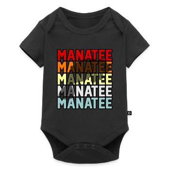 Manatee - Baby Premium short-sleeve bodysuit - black - Front