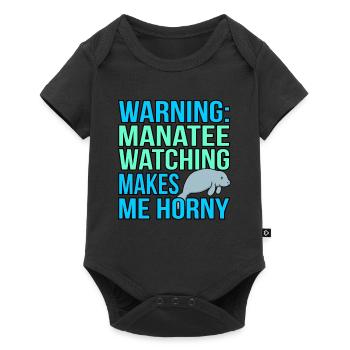 Manatee - Baby Premium short-sleeve bodysuit - black - Front