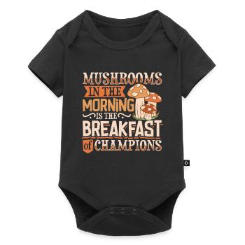 Morels Mushroom Picker Mushroom Farmer Mushroom - Baby Premium short-sleeve bodysuit - black - Front