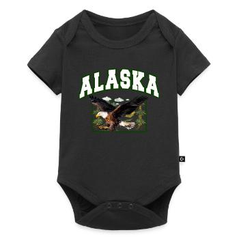 Alaska Gift Enfants Hommes Femmes USA Nature Crème glacée - Body à manches courtes Premium Bébé - noir - Devant