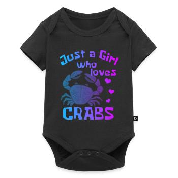 Crabe Cadeau Crevettes Crabe Homard Scorpion - Body à manches courtes Premium Bébé - noir - Devant